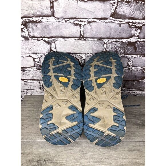 Men's Hoka One One Kaha GTX Gore-Tex Blue & Gray Mid Hiking Boots Women Sz 8M US - Picture 11 of 16